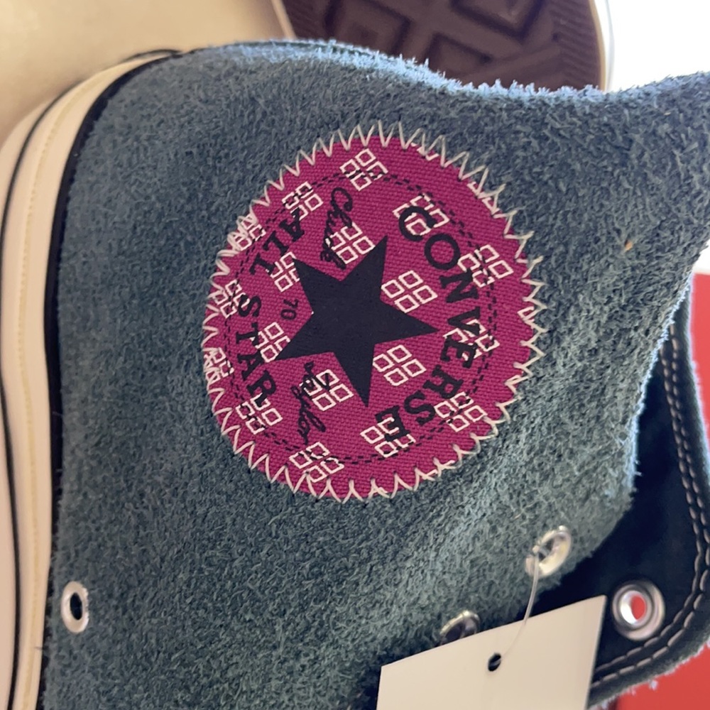 Chuck Taylor Patchwork Shoes! Never Worn! - image 4